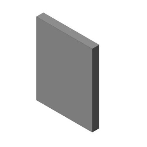 Šamotová deska boční, pravá přední, spodní KV 025F 01